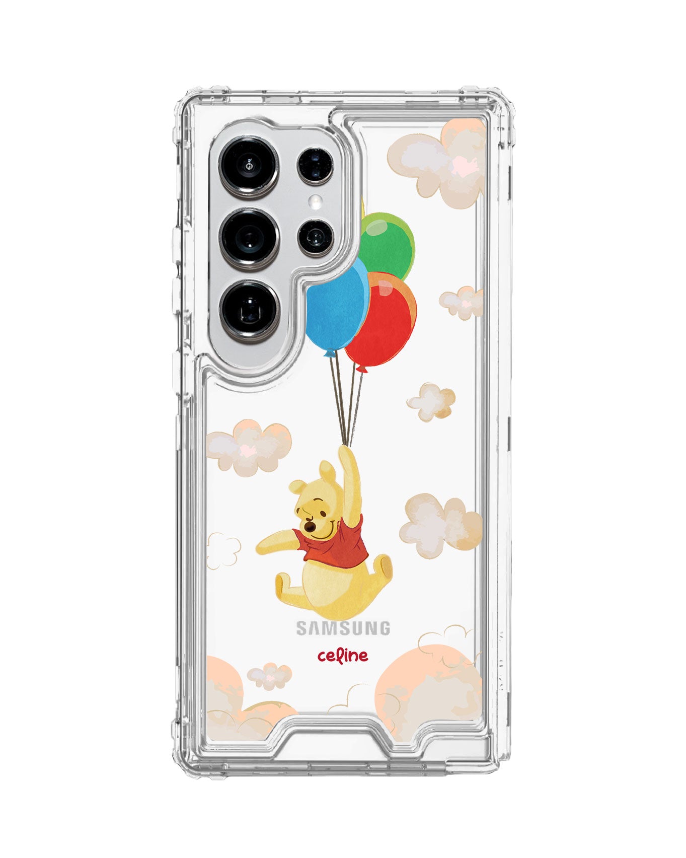 Android Triple Armour Case - Balloon Pooh