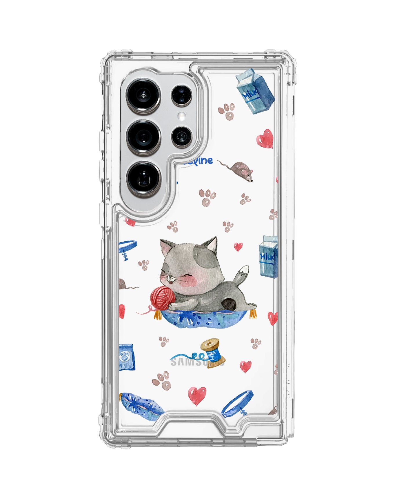 Android Triple Armour Case - Blue Cat
