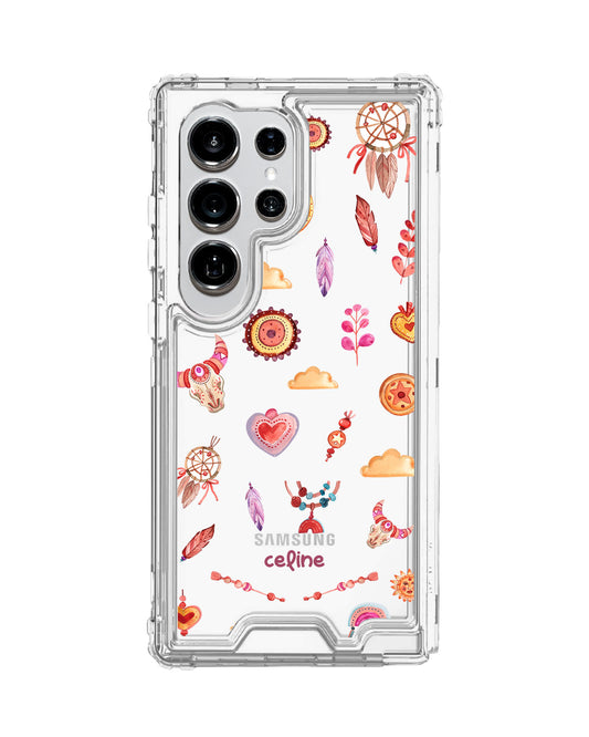 Android Triple Armour Case - Boho Red