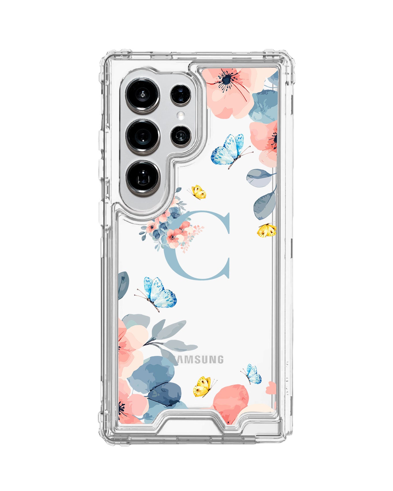 Android Triple Armour Case - Flower Blue