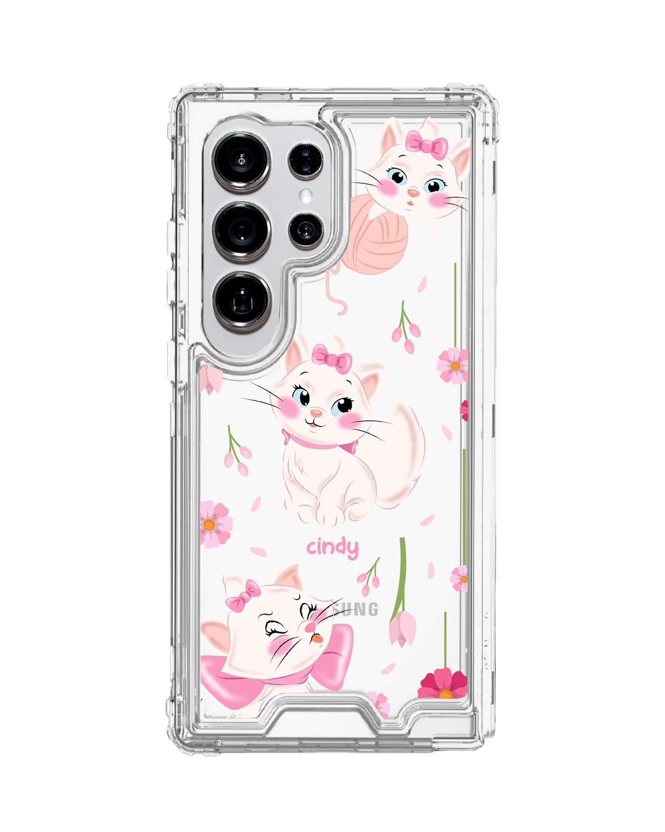 Android Triple Armour Case - Marrie Cat Flower
