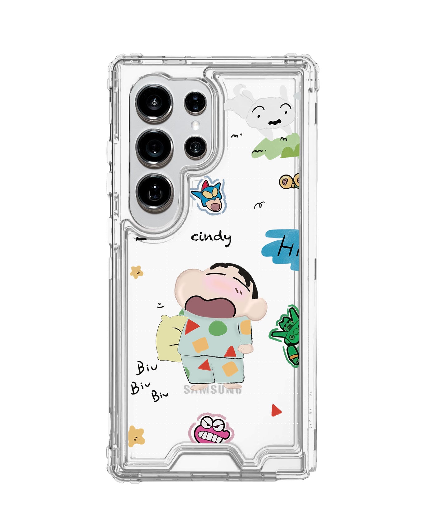 Android Triple Armour Case - Sleepy Shinchan