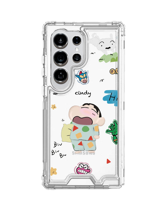 Android Triple Armour Case - Sleepy Shinchan