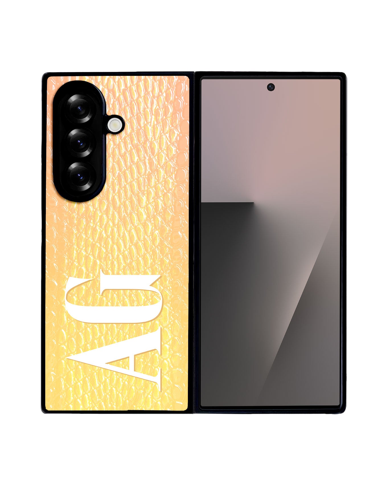 Android Premium Glam Case - Apricot Serpentine