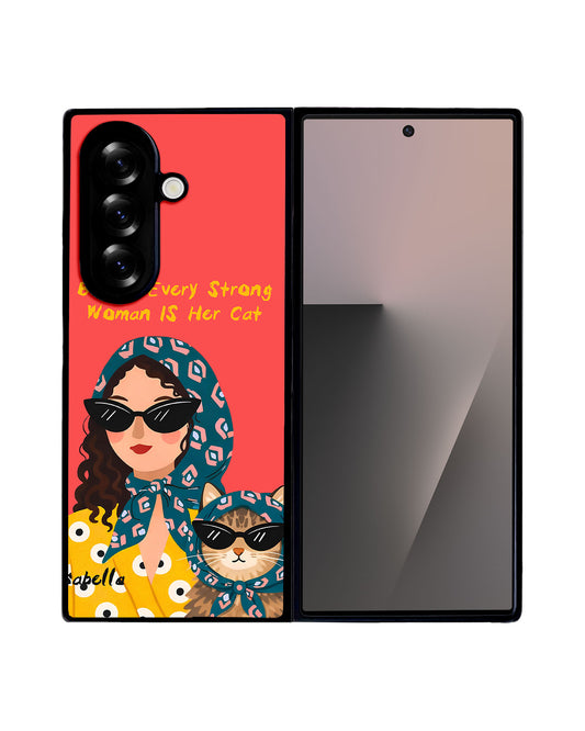 Android Premium Glam Case - Cool Cat Energy