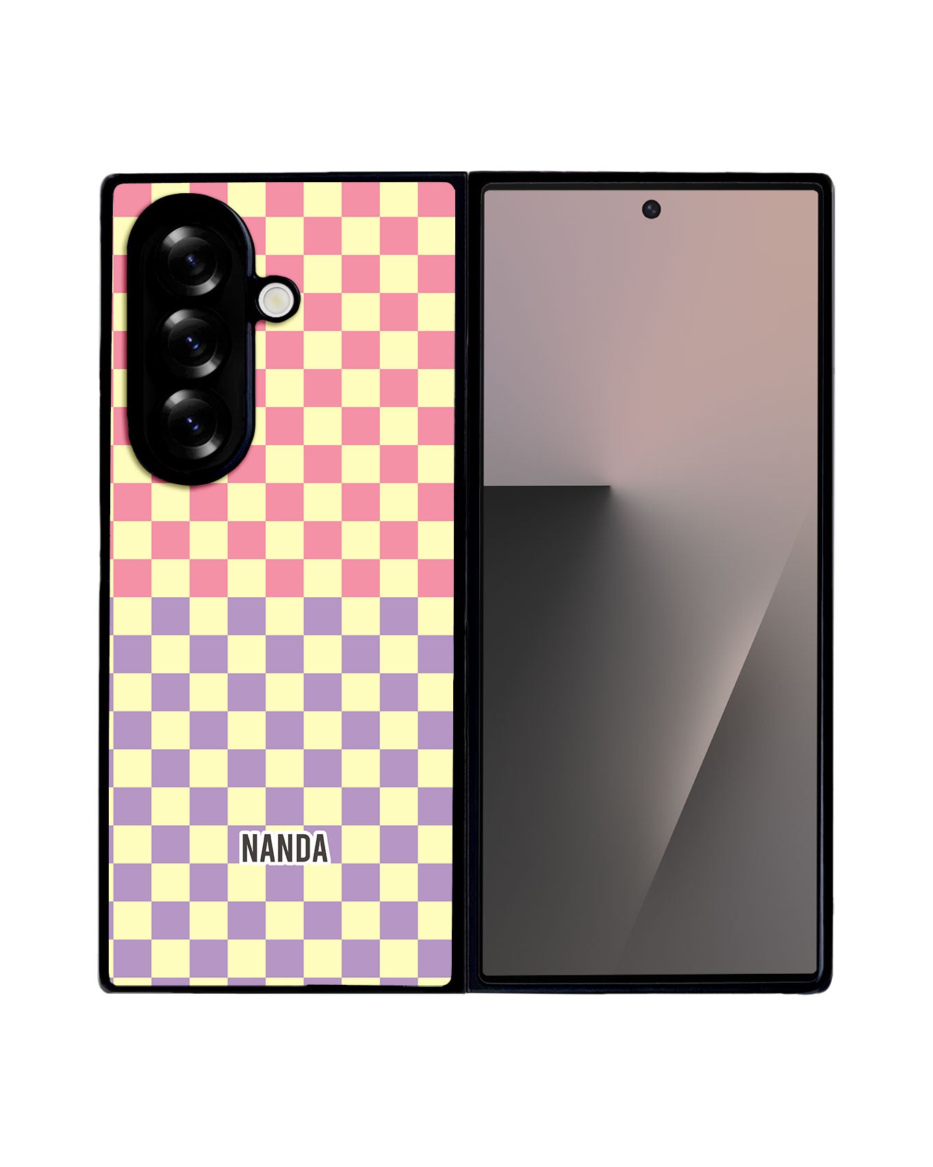 Android Premium Glam Case - Candy Checkmate