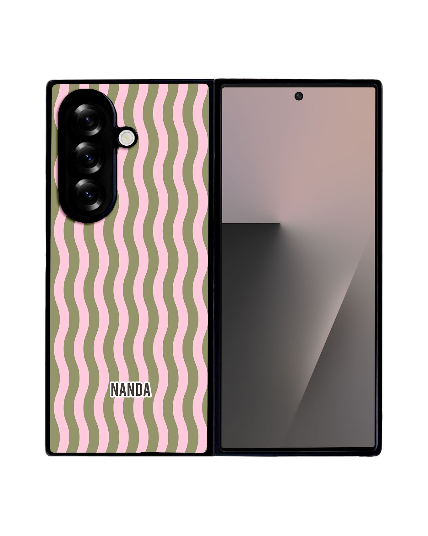 Android Premium Glam Case - Green Ripple