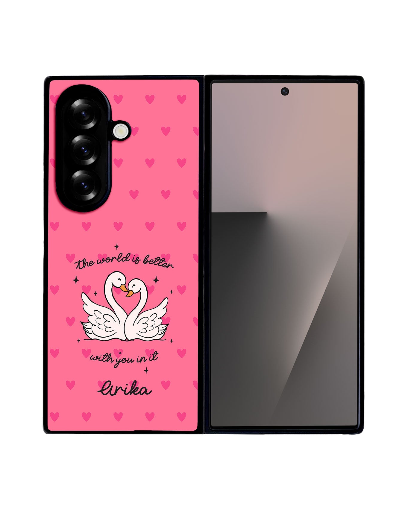 Android Premium Glam Case - Swan Soulmate