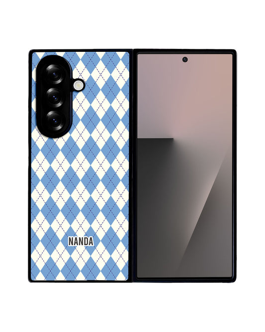 Android Premium Glam Case - Winter Argyle