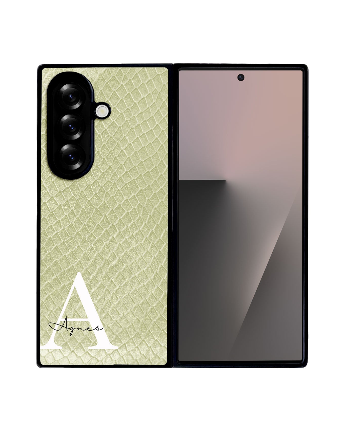 Android Premium Glam Case - Ivory Serpentine