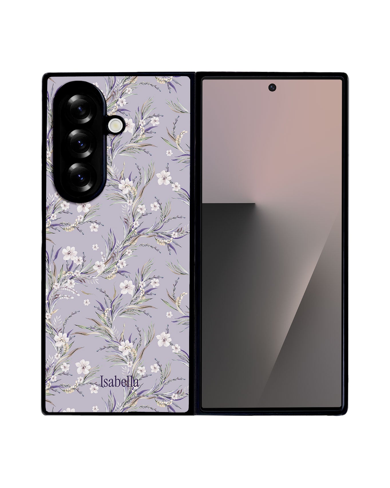 Android Premium Glam Case - Lavender Vine