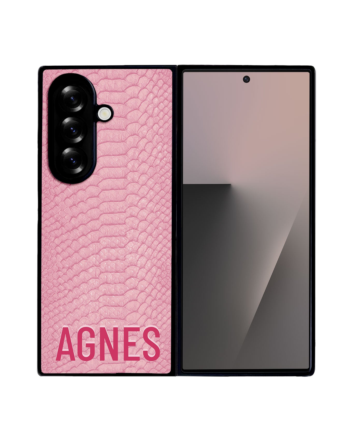 Android Premium Glam Case - Pink Serpentine