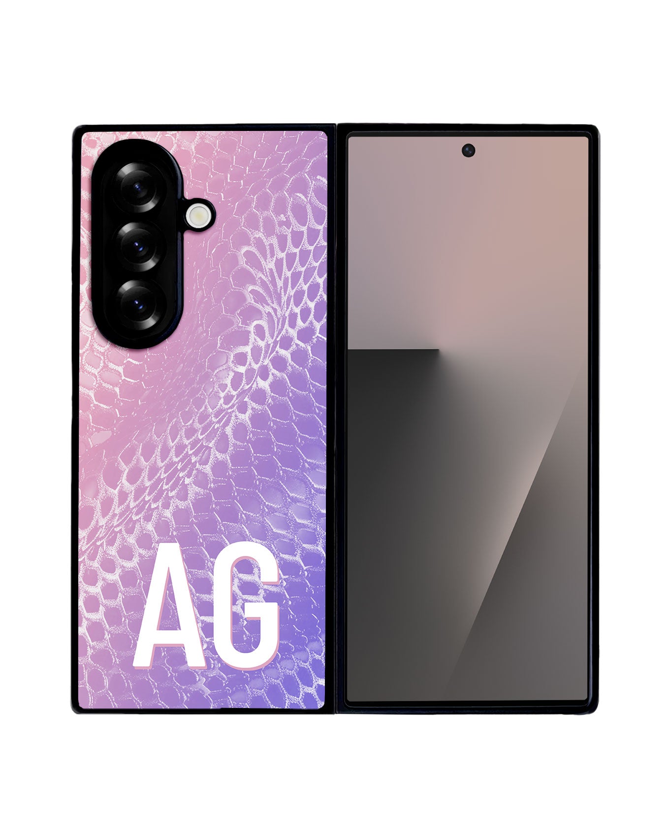 Android Premium Glam Case - Pink Lilac Serpentine
