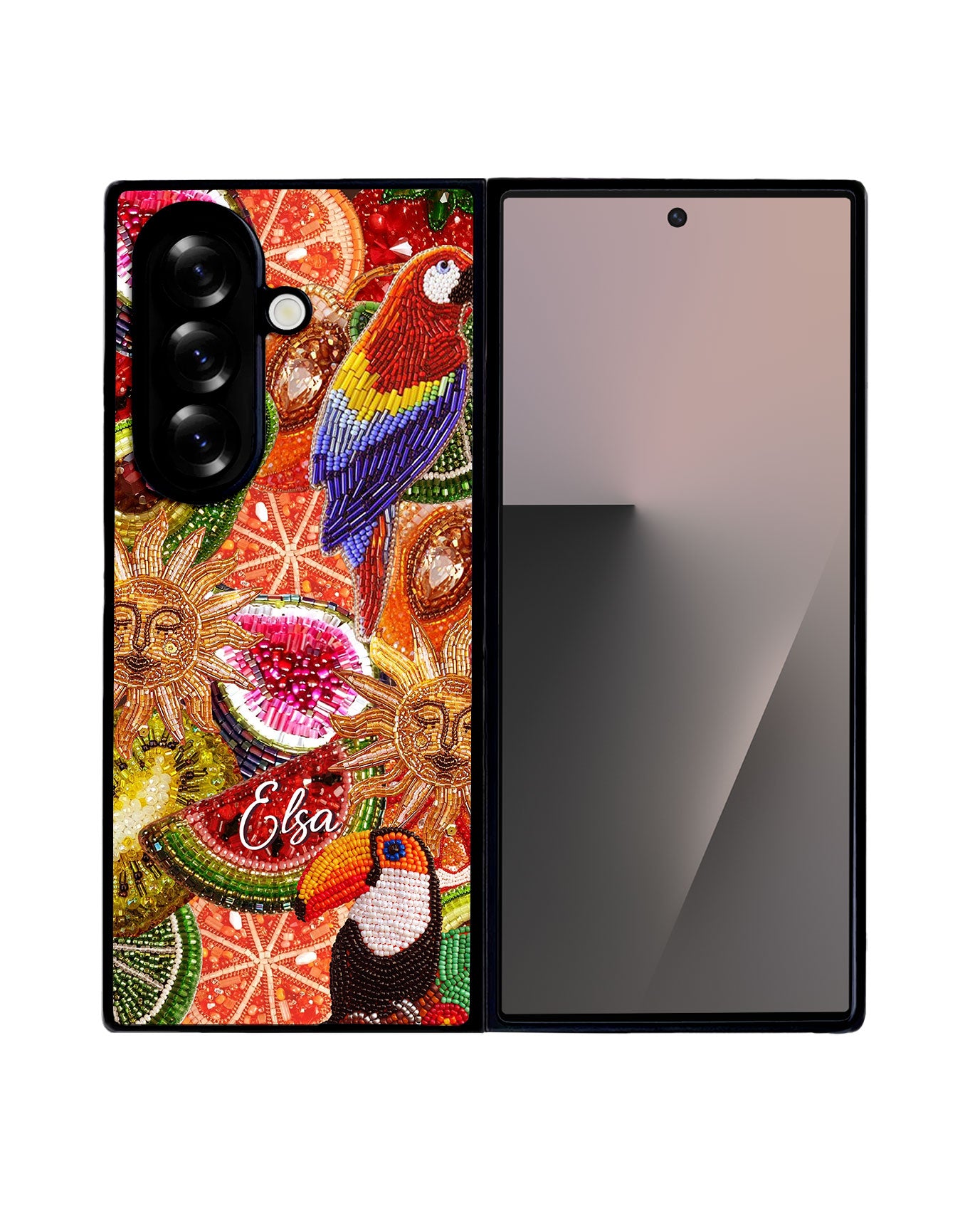 Android Premium Glam Case - Tropical Symphony