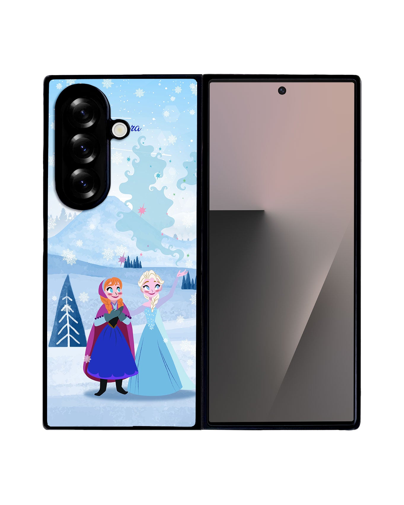 Android Premium Glam Case - Elsa and Anna