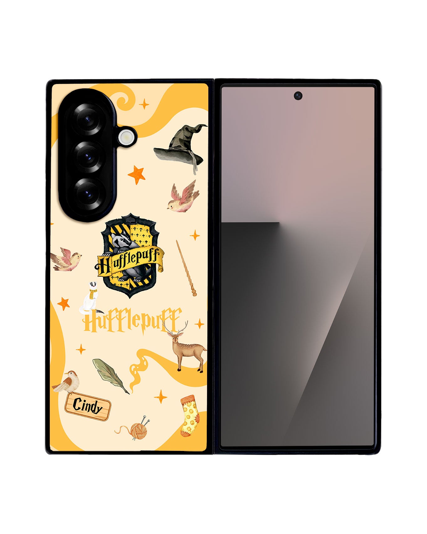 Android Premium Glam Case - Hufflepuff