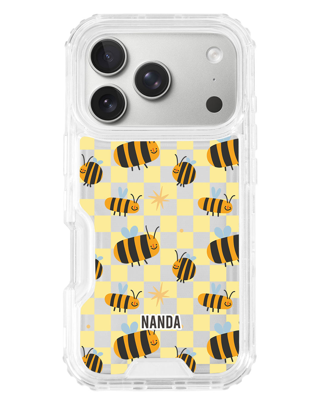 iPhone Triple Armour Case - Bee Happy