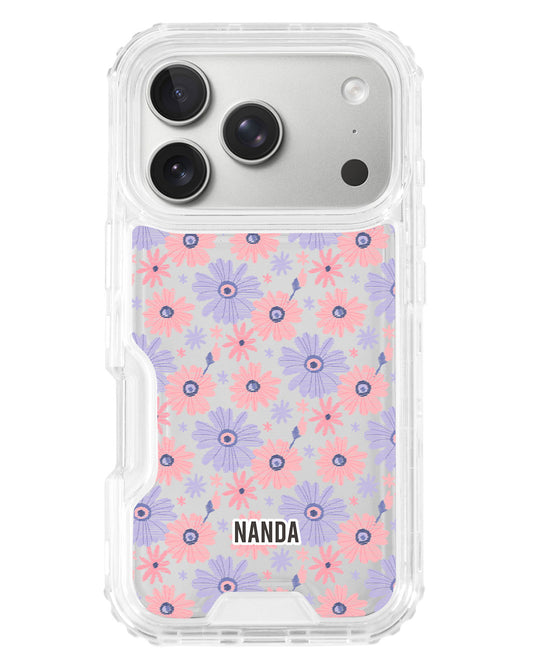 iPhone Triple Armour Case - Lilac Meadow