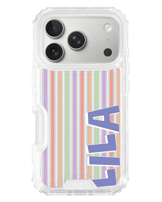 iPhone Triple Armour Case - Rainbow Linen