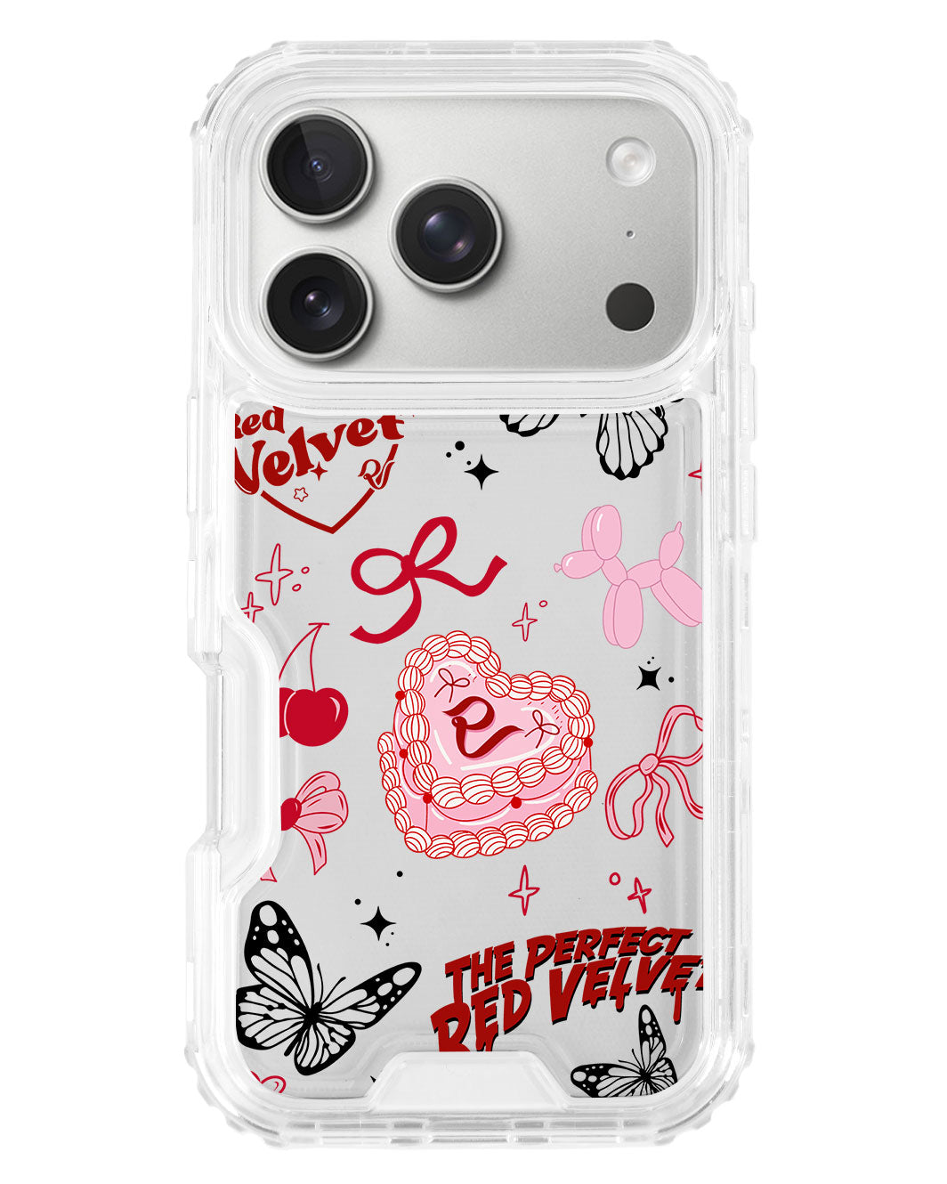 iPhone Triple Armour Case - Red Velvet 2