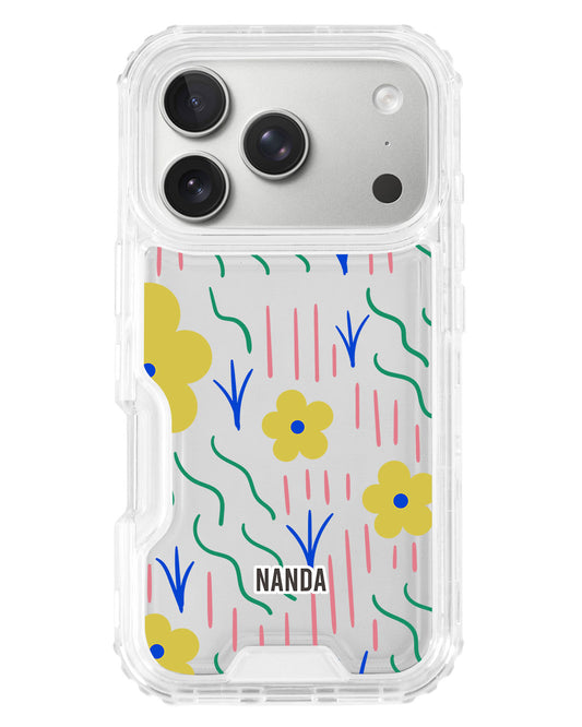 iPhone Triple Armour Case - Scarlet Garden