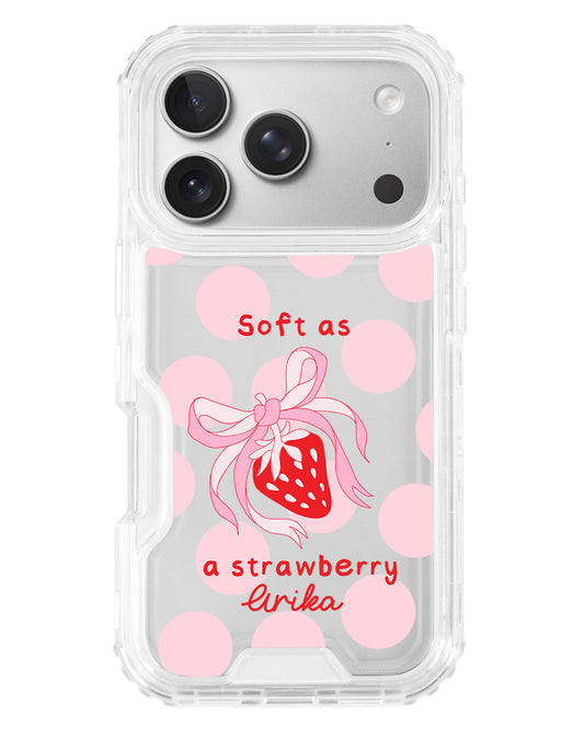 iPhone Triple Armour Case - Strawberry Softie