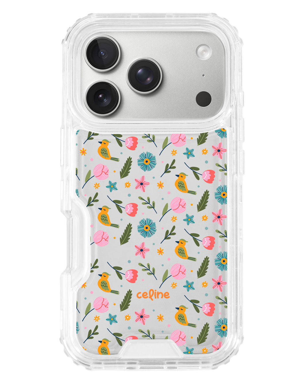 iPhone Triple Armour Case - Flower Bird