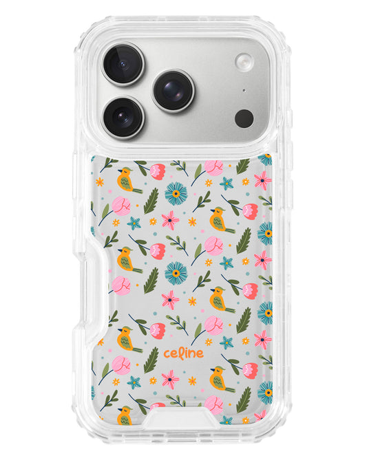 iPhone Triple Armour Case - Flower Bird