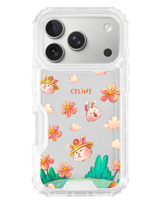 iPhone Triple Armour Case - Gardening Bunny