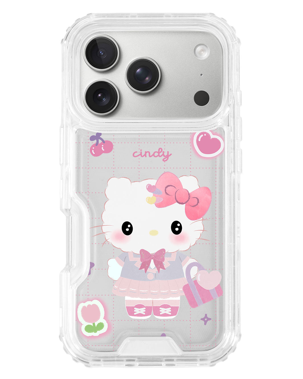 iPhone Triple Armour Case - Kitty Fashion