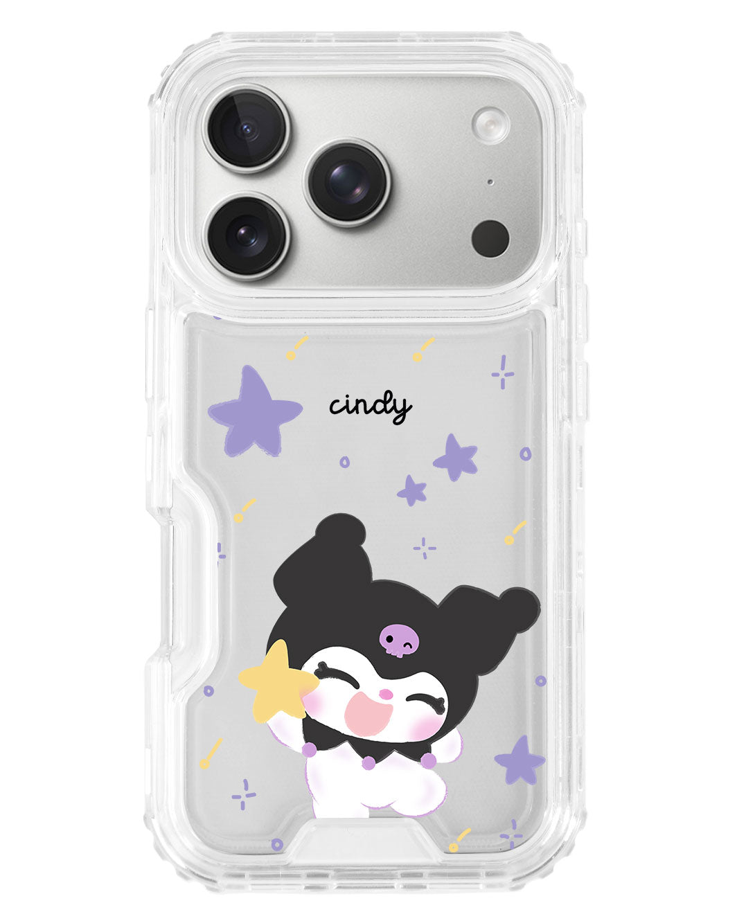 iPhone Triple Armour Case - Kuromi Star