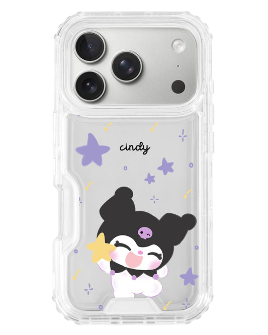 iPhone Triple Armour Case - Kuromi Star
