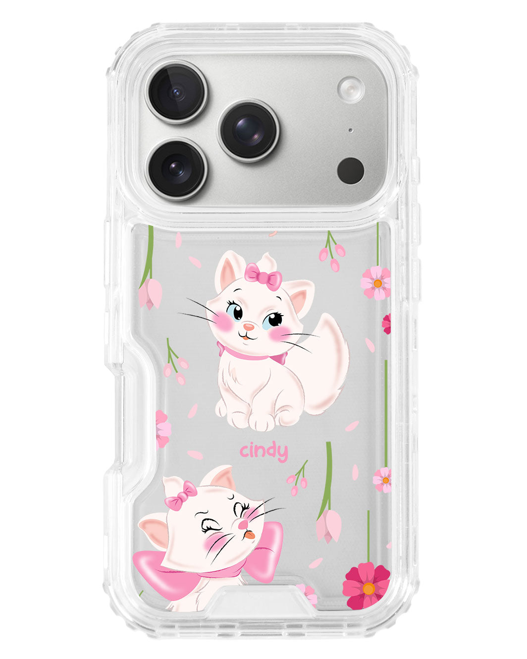 iPhone Triple Armour Case - Marrie Cat Flower