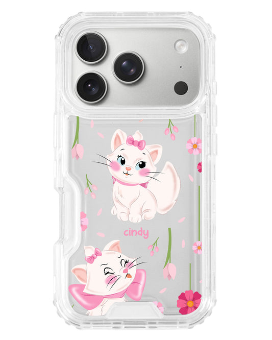 iPhone Triple Armour Case - Marrie Cat Flower
