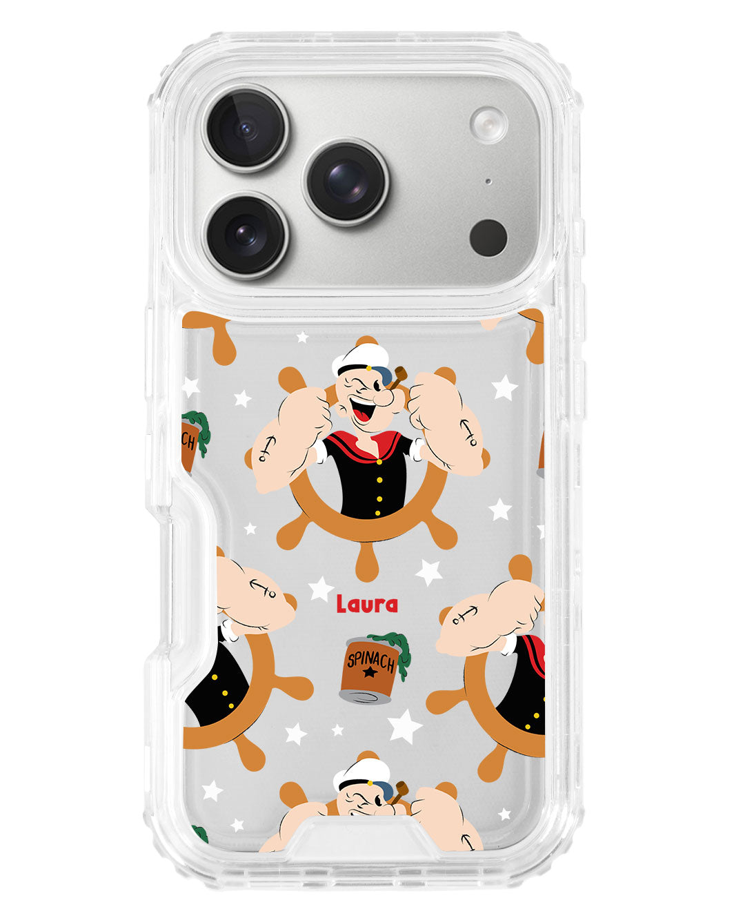 iPhone Triple Armour Case - Popeye Pattern