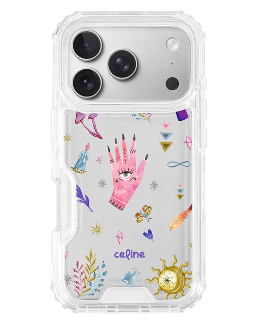 iPhone Triple Armour Case - Purple Boho