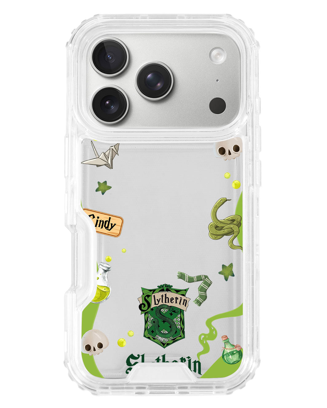 iPhone Triple Armour Case - Slytherin Mirror