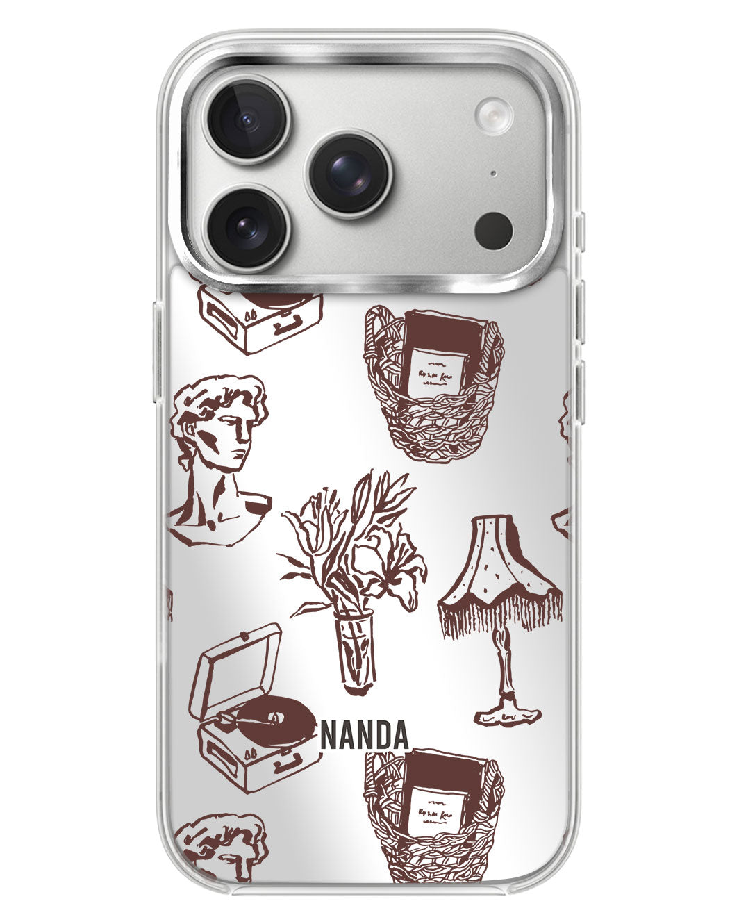 iPhone Mirror Case - Antique Corners
