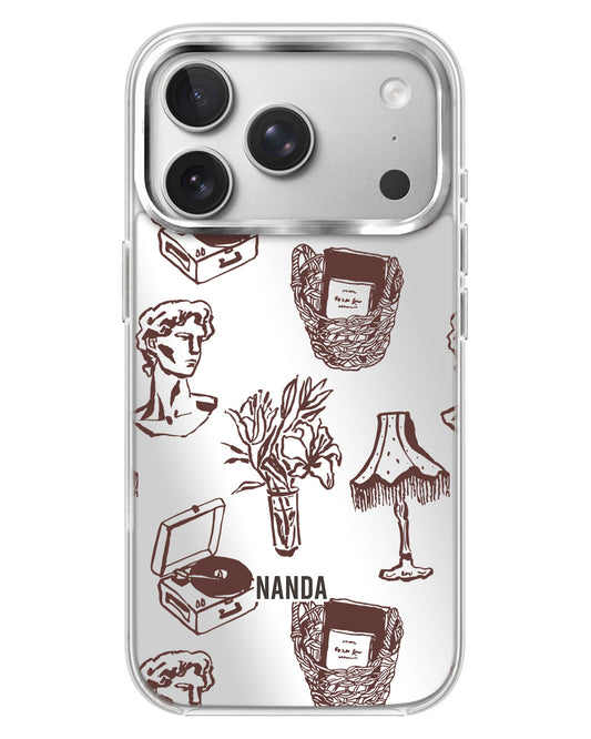 iPhone Mirror Case - Antique Corners