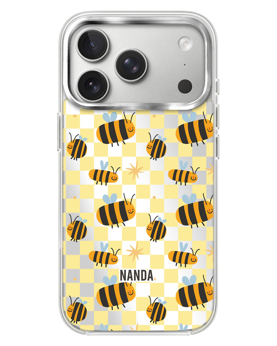 iPhone Mirror Case - Bee Happy