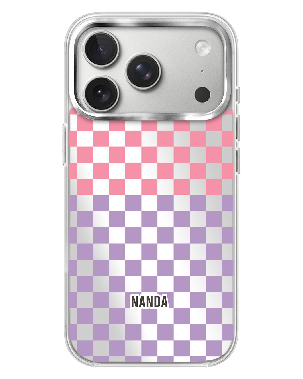 iPhone Mirror Case - Candy Checkmate