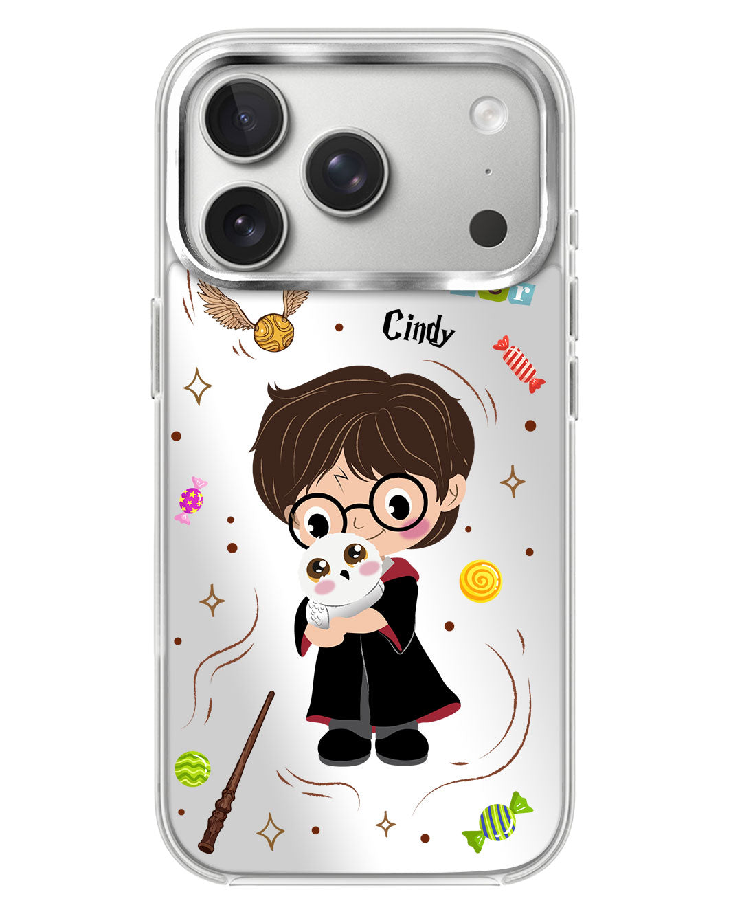 iPhone Mirror Case - Harry & Hedwig
