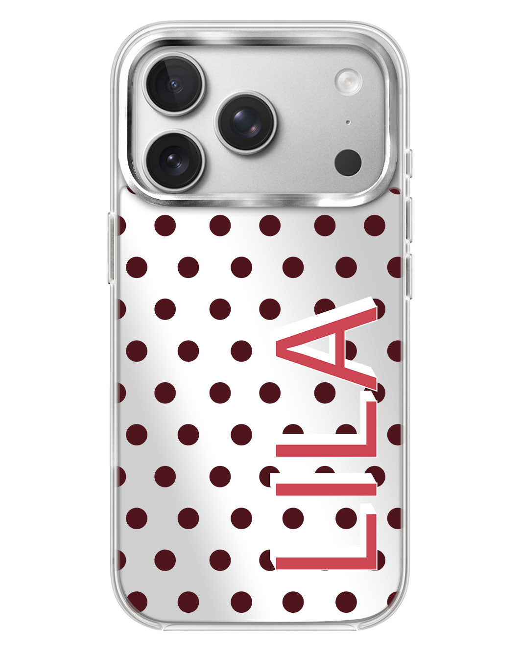 iPhone Mirror Case - Midnight Dots