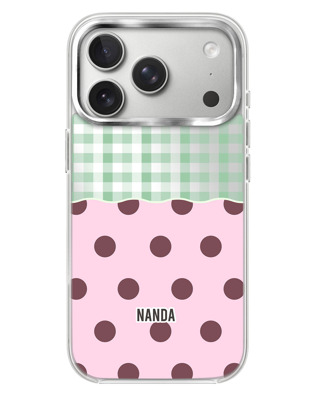 iPhone Mirror Case - Mint Picnic Day