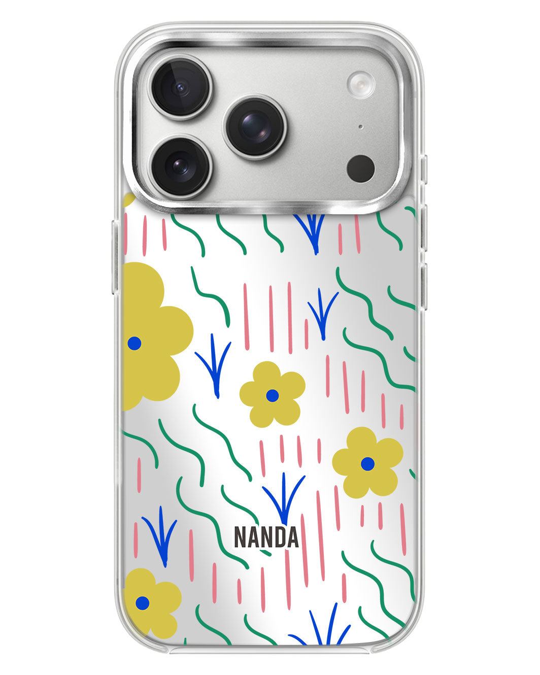 iPhone Mirror Case - Scarlet Garden