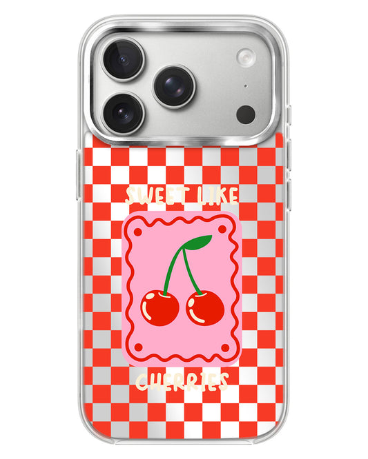 iPhone Mirror Case - Sweet Like Cherries