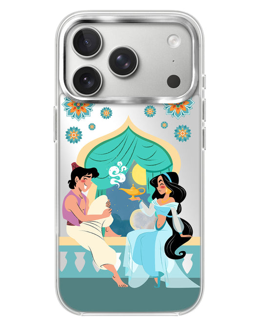 iPhone Mirror Case - Aladdin With Jasmin