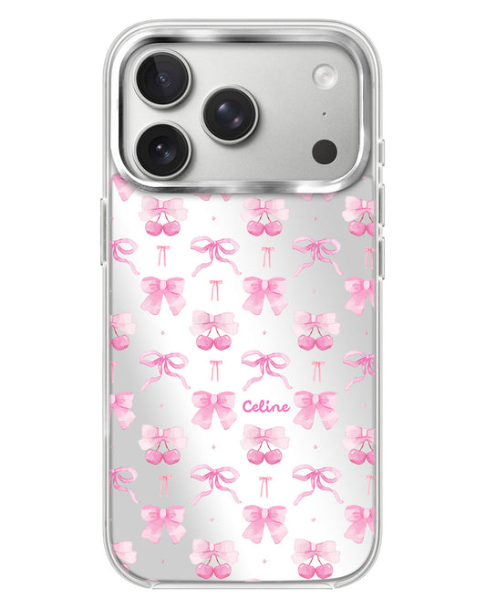 iPhone Mirror Case - Berry Pin