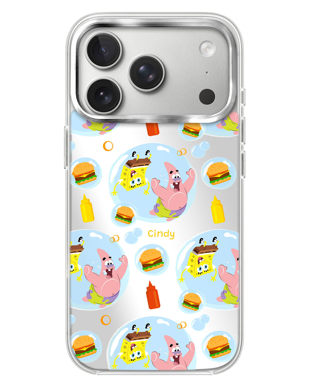 iPhone Mirror Case - Bubble Patty