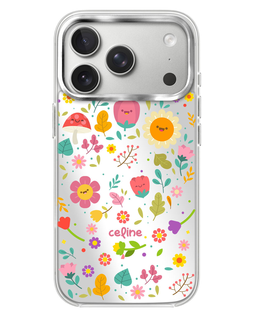 iPhone Mirror Case - Fun Floral